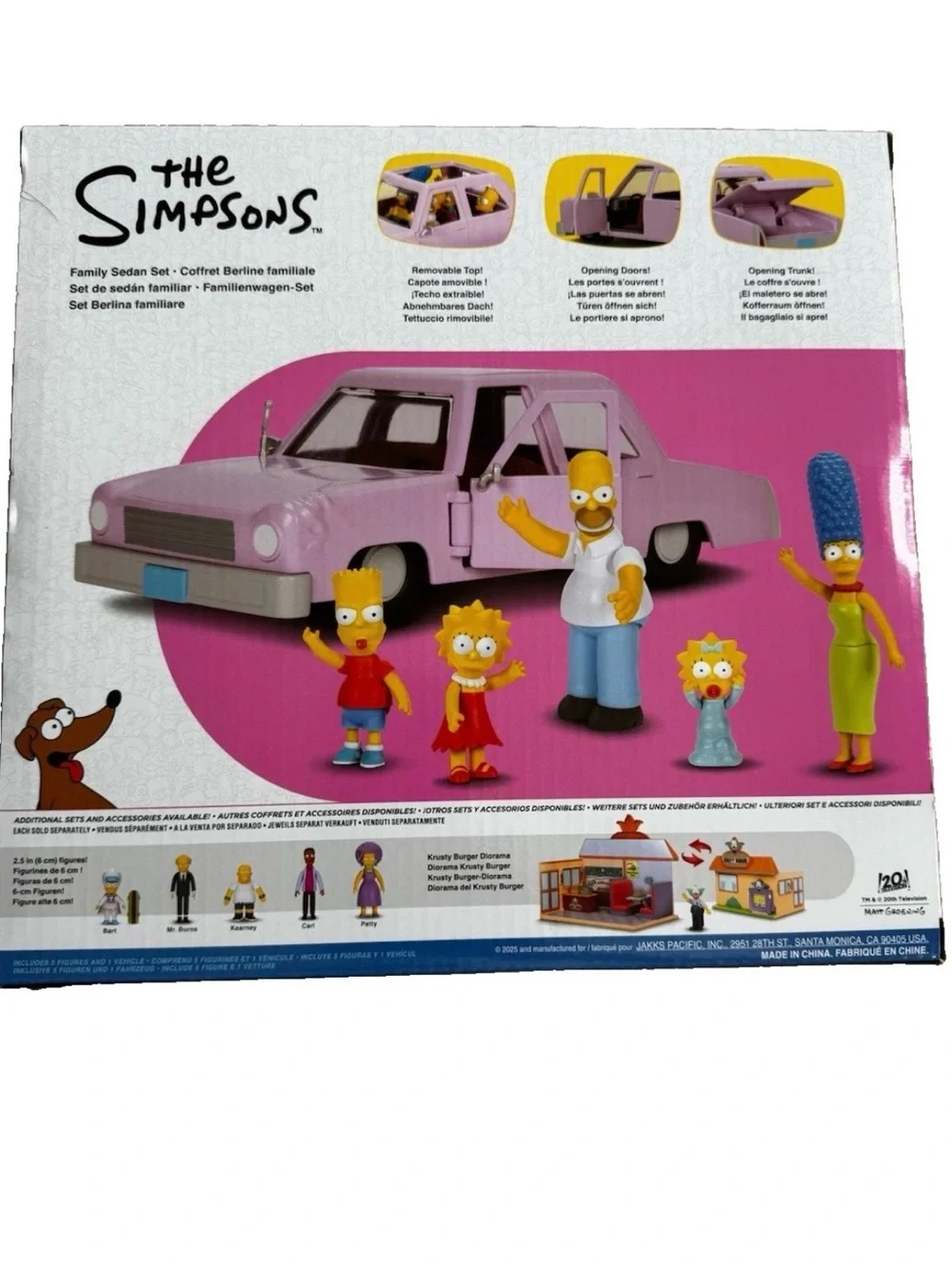 The Simpsons Family Sedan Playset/ New In Box